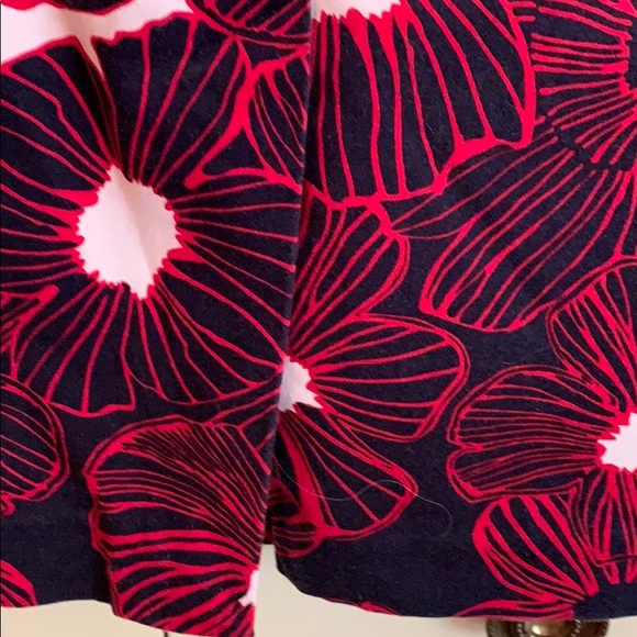 Charter Club Lined Flower Print Skirt - Picture 3 of 5